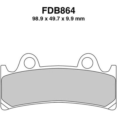 Ferodo FDB 864 Platinum Bremsbelag - Bremsbelag Ferodo FDB 864 Platinum Bremsbelag - Bremsbelag