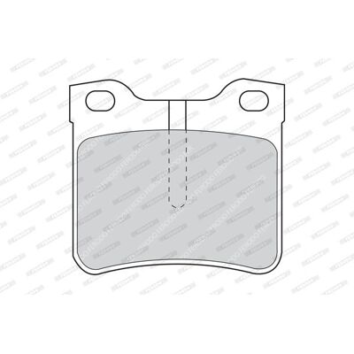 Mercedes-Benz Vito Van Brake Pads Set - Premium Eco Friction FVR1044 Mercedes-Benz Vito Van Brake Pads Set - Premium Eco Friction FVR1044