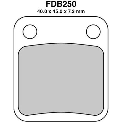 FERODO FDB250SG Brzdové destičky Offroad FERODO FDB250SG Brzdové destičky Offroad