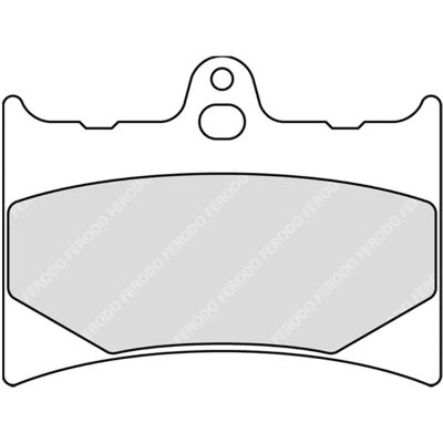 Ferodo Modelo FDB498XRAC Pastilla de freno para carreras - Tipo de freno Ferodo Modelo FDB498XRAC Pastilla de freno para carreras - Tipo de freno