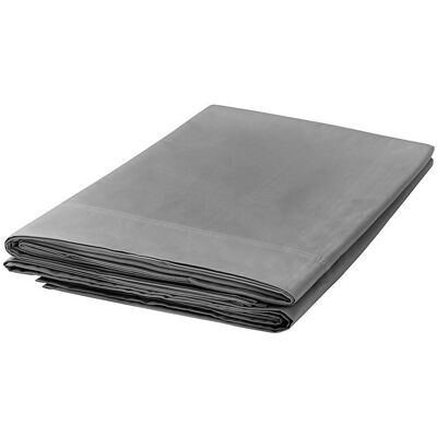 Bedeck of Belfast Superking Charcoal Cotton Flat Sheet Bedeck of Belfast Superking Charcoal Cotton Flat Sheet