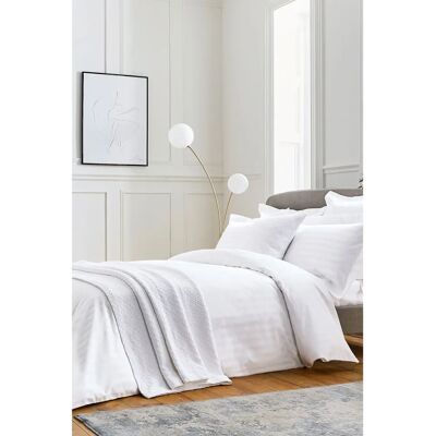 Bedeck of Belfast Fine Linens Adan Duvet Cover - Double - White - Bedding Luxury Bedeck of Belfast Fine Linens Adan Duvet Cover - Double - White - Bedding Luxury