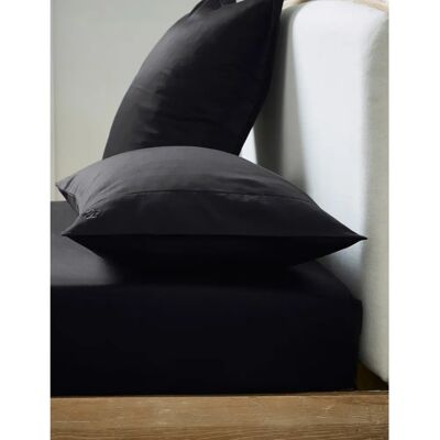 Ted Baker Plain Dye Fitted Sheet - King - Black Ted Baker Plain Dye Fitted Sheet - King - Black