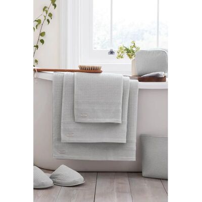 Murmur - Spa Collection Waffle Cotton Towels - Grey Murmur - Spa Collection Waffle Cotton Towels - Grey
