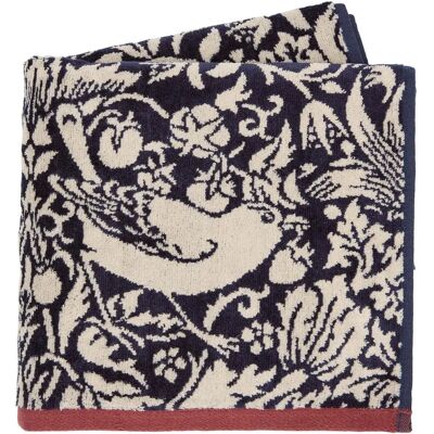 Morris & Co Strawberry Thief Blue Towels - Towels Morris & Co Strawberry Thief Blue Towels - Towels