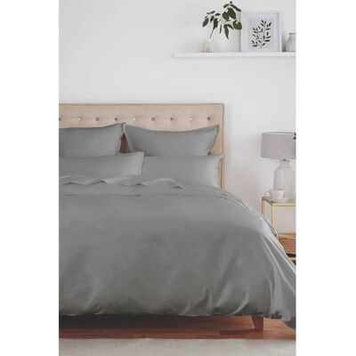 Murmur - 500TC Plain Dye - Dark Grey - Single - Duvet Cover Murmur - 500TC Plain Dye - Dark Grey - Single - Duvet Cover