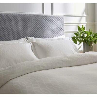 Bedeck of Belfast Fine Linens Ravello Cover Set - King White Bedeck of Belfast Fine Linens Ravello Cover Set - King White