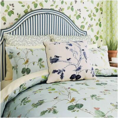 Sanderson Woodland Chorus Double Cotton Bedding Set - Bedding Set Sanderson Woodland Chorus Double Cotton Bedding Set - Bedding Set
