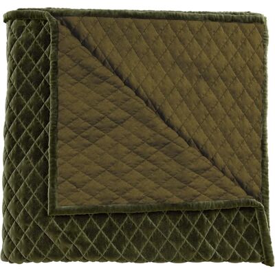 Bedeck of Belfast Clarence Quilted Velvet Throw - Throw Bedeck of Belfast Clarence Quilted Velvet Throw - Throw