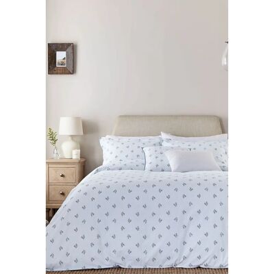 Murmur Thalia Duvet Cover Set - Double, Blue, Cotton Murmur Thalia Duvet Cover Set - Double, Blue, Cotton