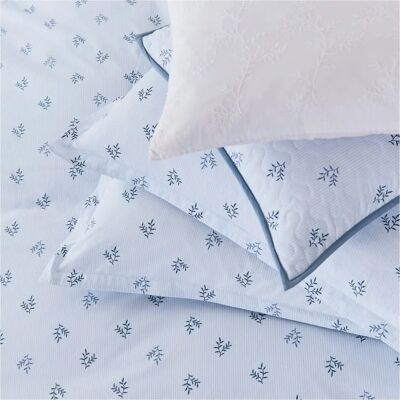 Murmur Thalia Cotton Cover Set - Superking - Blue Murmur Thalia Cotton Cover Set - Superking - Blue