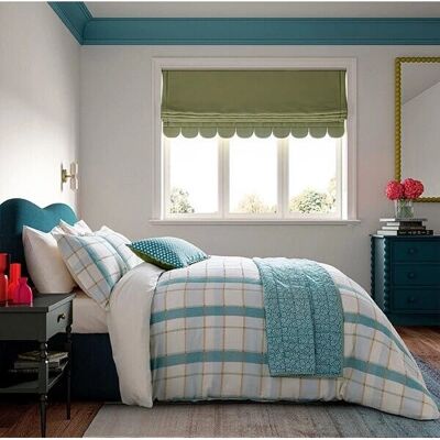 Land & Shore Rathlin Check Duvet Cover King Size - Bedding Land & Shore Rathlin Check Duvet Cover King Size - Bedding