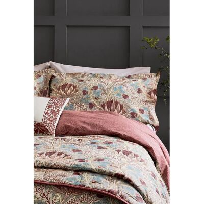 Morris & Co Artichoke Dove Grey & Wine Double Bedding Set Morris & Co Artichoke Dove Grey & Wine Double Bedding Set
