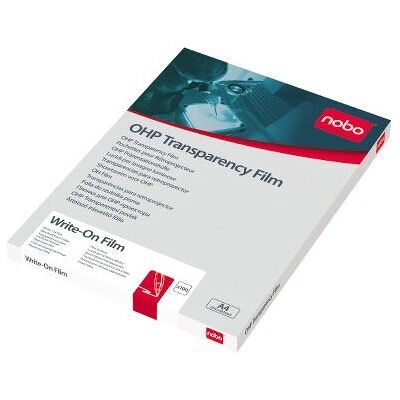 Kensington NOBO Transparentfolie, DIN A4, 120 my, 100 Blatt Kensington NOBO Transparentfolie, DIN A4, 120 my, 100 Blatt