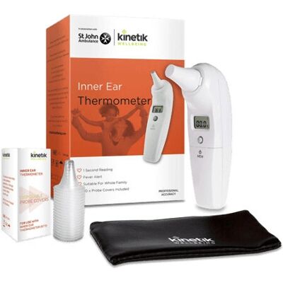 Kinetik Wellbeing Inner Ear Thermometer - St John Ambulance Kinetik Wellbeing Inner Ear Thermometer - St John Ambulance