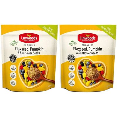 Linwoods Organic Milled Flax Sunflower Pumpkin Mix - Food Mix Linwoods Organic Milled Flax Sunflower Pumpkin Mix - Food Mix