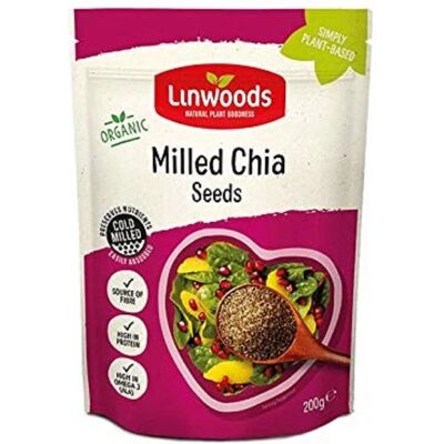 Sementes de chia moídas orgânicas Linwoods - Sementes de chia Sementes de chia moídas orgânicas Linwoods - Sementes de chia