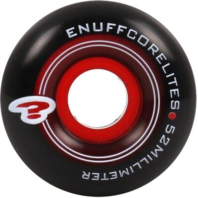 Ruedas de skateboard Enuff Corelite Negro/Rojo 52mm - Ruedas de Skateboard Ruedas de skateboard Enuff Corelite Negro/Rojo 52mm - Ruedas de Skateboard
