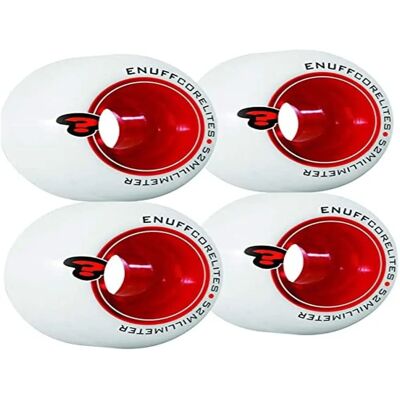 Koła skate Enuff Corelite Białe/Czerwone 52mm Koła skate Enuff Corelite Białe/Czerwone 52mm