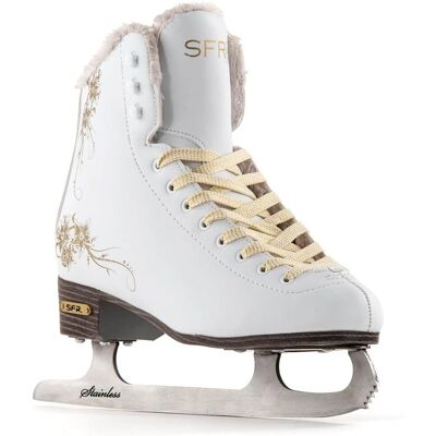 Patines de hielo blancos SFR Glitra - Talla UK 5 - Patines de hielo Patines de hielo blancos SFR Glitra - Talla UK 5 - Patines de hielo