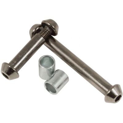 Kit d'axes pour scooters Slamm - Compatible avec fourches étroites - Publicité Kit d'axes pour scooters Slamm - Compatible avec fourches étroites - Publicité