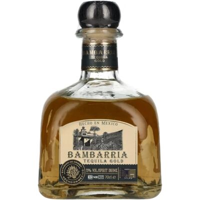 Bambarria Tequila Bambarria Square GOLD 35% - Tequila - Publicité Bambarria Tequila Bambarria Square GOLD 35% - Tequila - Publicité