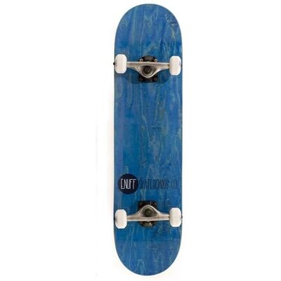 Enuff Logo Stain Blue 8inch Complete Skateboard - Skateboard Enuff Logo Stain Blue 8inch Complete Skateboard - Skateboard