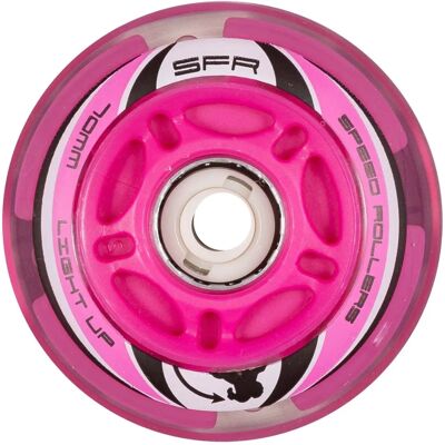 Sfr Skates Light Up Inline 4 Units - Roues de Patins en Ligne - Publicité Sfr Skates Light Up Inline 4 Units - Roues de Patins en Ligne - Publicité
