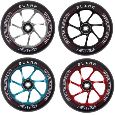 Rueda de Scooter Slamm Astro 110mm Núcleo de Aleación - Rojo Rueda de Scooter Slamm Astro 110mm Núcleo de Aleación - Rojo
