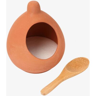 Dexam Salt Cellar Model - Salt Cellar & Spoon Set - Salt Cellar & Spoon Set in Terracotta - Salt Cellar & Spoon Set Dexam Salt Cellar Model - Salt Cellar & Spoon Set - Salt Cellar & Spoon Set in Terracotta - Salt Cellar & Spoon Set