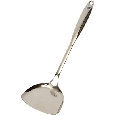 Dexam Rustfritt Stål Wok Spade - Wok Spatel - Sølv Dexam Rustfritt Stål Wok Spade - Wok Spatel - Sølv