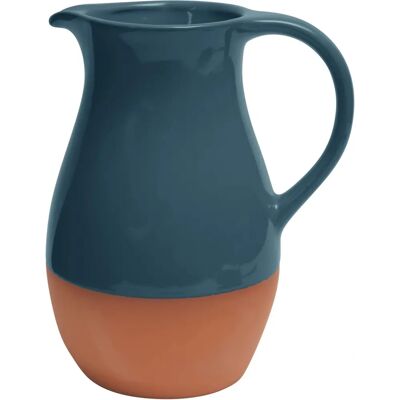 Dexam Sintra Glazed Terracotta Jug Ink Blue - Jug Dexam Sintra Glazed Terracotta Jug Ink Blue - Jug