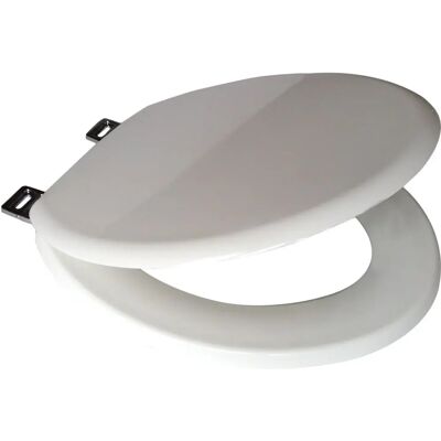 Wirquin - Celmac Emerald - White - Chrome - Toilet Seat Wirquin - Celmac Emerald - White - Chrome - Toilet Seat