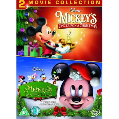 Walt Disney Mickey’s Once Upon a Christmas/Twice Upon a Christmas DVD - Région 2 - Publicité Walt Disney Mickey’s Once Upon a Christmas/Twice Upon a Christmas DVD - Région 2 - Publicité