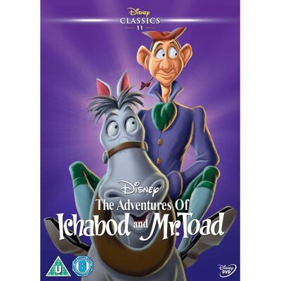 Disney Le avventure di Ichabod e Mr Toad DVD - Zona 2 Disney Le avventure di Ichabod e Mr Toad DVD - Zona 2