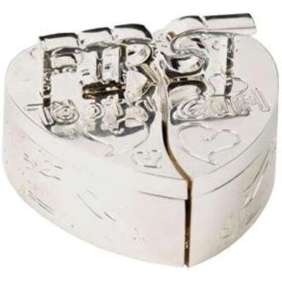 Widdop Heart Keepsake Box - First Tooth & Curl Widdop Heart Keepsake Box - First Tooth & Curl