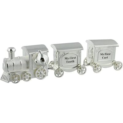 WIDDOP and Co. Silver Plated Train Carriage Baby Keepsake Set WIDDOP and Co. Silver Plated Train Carriage Baby Keepsake Set