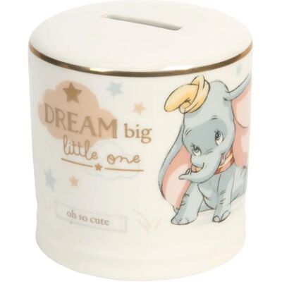Ceramiczna skarbonka Disney Dumbo - Biała - Skarbonka Ceramiczna skarbonka Disney Dumbo - Biała - Skarbonka