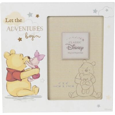 Winnie the Pooh 10x15 Fotolborder - Babygåva Winnie the Pooh 10x15 Fotolborder - Babygåva