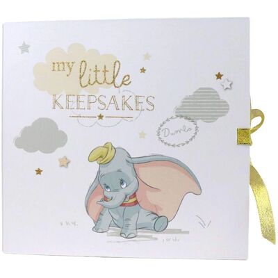 Disney Dumbo Baby Keepsake Box - 6 Drawers, White, Unisex Disney Dumbo Baby Keepsake Box - 6 Drawers, White, Unisex