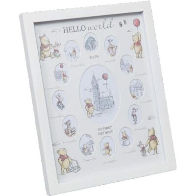 Widdop Disney Christopher Robin Baby's First Year Photo Frame - Fotoställ Widdop Disney Christopher Robin Baby's First Year Photo Frame - Fotoställ
