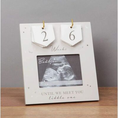 Cadre de Compte à Rebours Bambino par Juliana - Décor Étoiles, Photo 10x8cm - Publicité Cadre de Compte à Rebours Bambino par Juliana - Décor Étoiles, Photo 10x8cm - Publicité