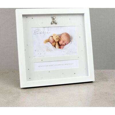Juliana - Bambino Hospital Bracelet Keepsake - White - Crystal Teddy Bear - Display Box Juliana - Bambino Hospital Bracelet Keepsake - White - Crystal Teddy Bear - Display Box