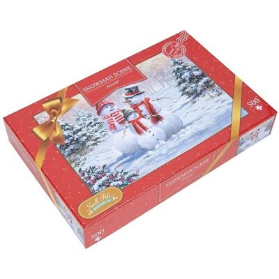 WIDDOP and Co. - Snowman Scene - 500 Pieces - Jigsaw Puzzle WIDDOP and Co. - Snowman Scene - 500 Pieces - Jigsaw Puzzle