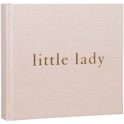 Juliana Bambino - Little Lady - blush pink linen cover - 50 photos - Photo Album Juliana Bambino - Little Lady - blush pink linen cover - 50 photos - Photo Album