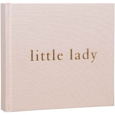 Juliana Bambino - Little Lady - blush pink linen cover - 50 photos - Photo Album Juliana Bambino - Little Lady - blush pink linen cover - 50 photos - Photo Album