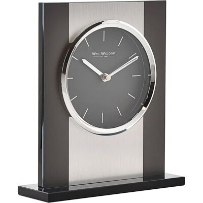 Widdop W2893 - Table Clock - Analog, Glass, White Dial Widdop W2893 - Table Clock - Analog, Glass, White Dial
