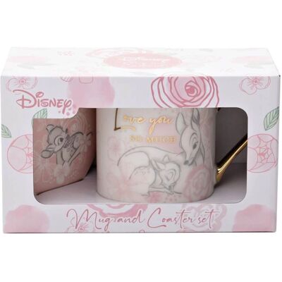 Disney Bambi Mug & Coaster Set - Love You Disney Bambi Mug & Coaster Set - Love You