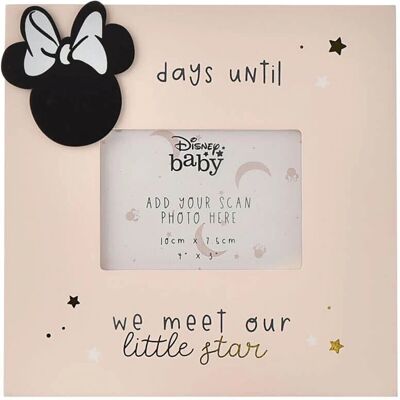 Cadre échographie bébé Minnie Mouse Disney - Compteur - Publicité Cadre échographie bébé Minnie Mouse Disney - Compteur - Publicité