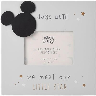 Disney Mickey Mouse Baby Ultrasound Frame - Personalised Countdown for Baby Arrival Disney Mickey Mouse Baby Ultrasound Frame - Personalised Countdown for Baby Arrival